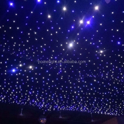 Decorative Star Curtain LED Lights Blue White For Wedding Disco Party Club Bar DJ Show