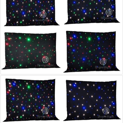 Starry Theater Party Stage Cloth LED Light with DMX512 Control Mode RGBW Star Curtain