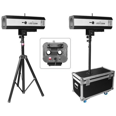330W 350W LED Follow SpotLight , 4100K Nightclub Stage Lighting