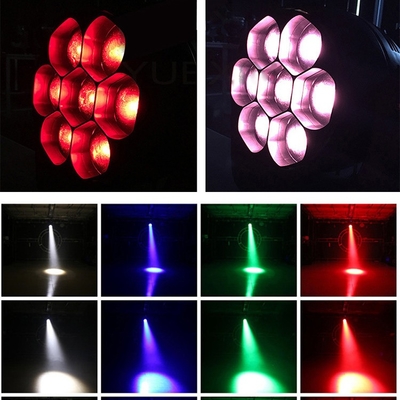 4IN1 Focusing Moving DMX512 Zoom Autopilot 7pcs 40W RGBW Moving Head For Stage Show
