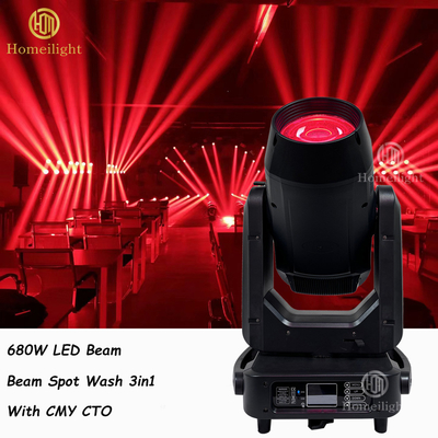 High Brighrness Concert 680W LED Beam Spot Wash Moving Head With CTO CMY Sharpy Beam