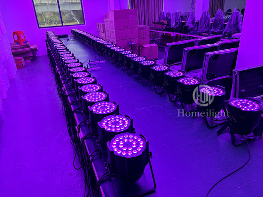 LED Wash Par Can Light Rgbw 4in1 Dmx Strobe Wash Led Par Lights 24pcs 12W Led Par Light