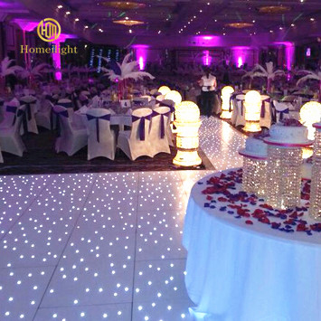 IP65 Rated Black LED Starlit Dance Floor for Portable DJ Lighting and 9kg Weight