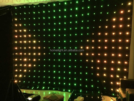 100000 Hours Lifespan Homei Stage Lighting LED Video Curtain for DJ Wedding Backdrop