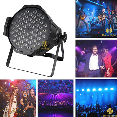 54pcs RGB 3in1 LED Par Can Light for Wedding Disco Party Professional Stage Lighting