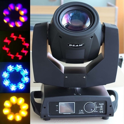 Small Mini 7R Beam 230 Moving Head Light with 14 Color White Plate 50000 Working Hours