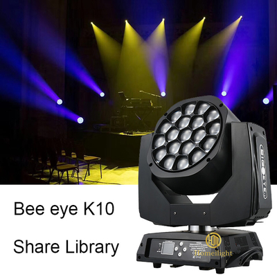 19pcs*15W Bee Eye Moving Head Light , Stage LED Zoom Moving Head Light