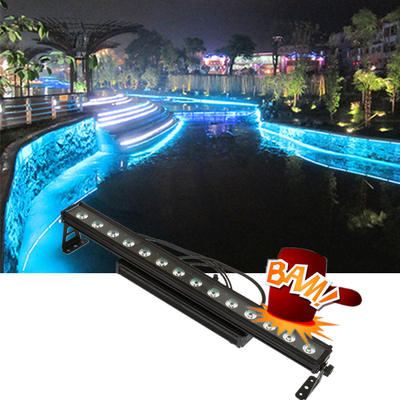 RGB 3 in 1 Emitting Color 14pcs 30W LED Wall Washer Bar for Disco Stage