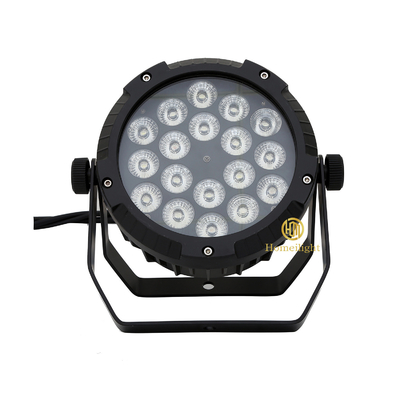 18x18W RGBWA+UV 6in1 waterproof par can light IP65 DMX512 parcan stage light
