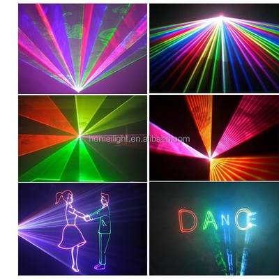 Disco Laser Light 2W Full Animation Color for Party DJ Stage Show Wedding Event Hall Mall