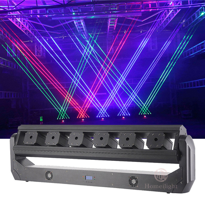 Daylight Alert 6 Eye Full Color LED Laser Light With Multiple Thick Beam Effect Patterns