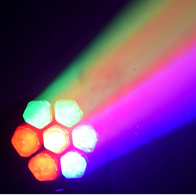 7*40w Mini Bee Eye RGBW 4in1 Stage Light Led Zoom Moving Head Wash for Night Club