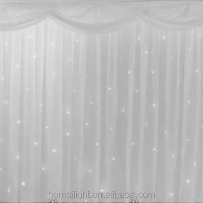 HOMEI LED Star Drop Curtain Changeable Stars Curtain Lights for Stage and Bar Control