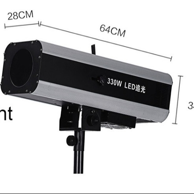 Voltage Led Stage Lights 330W Led Zoom Follow Spot Light with Stand